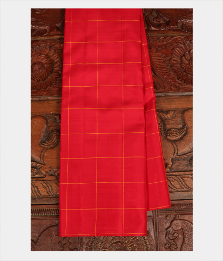 Red Handwoven Kanjivaram Silk Saree T229941-image