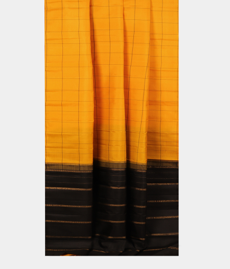 Yellow Handwoven Kanjivaram Silk Saree T2577232