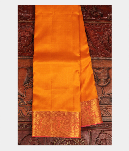 Yellow Soft Silk Saree T263184-image