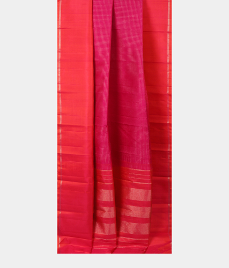 Pink Handwoven Kanjivaram Silk Saree T2323284