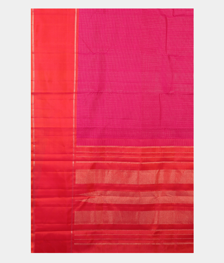 Pink Handwoven Kanjivaram Silk Saree T2323285