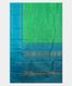 Bluish Green Handwoven Kanjivaram Silk Saree T2647265
