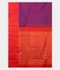 Purple Handwoven Kanjivaram Silk Saree T2657515