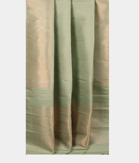 Light Green Handwoven Kanjivaram Silk Saree T2647342