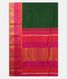 Green Handwoven Kanjivaram Silk Saree T2633824