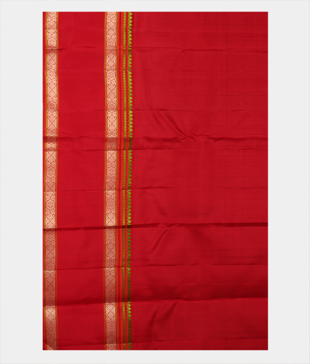 Green Handwoven Kanjivaram Silk Saree T2603123