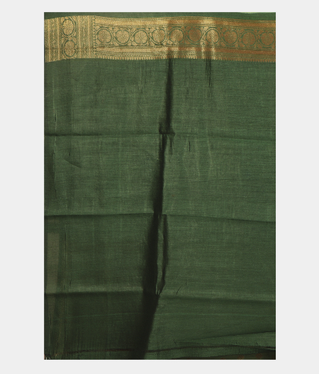 Green  Banaras Tussar Saree T2642153