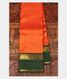 Orange and Maroon Handwoven Kanjivaram Silk Saree T2573981