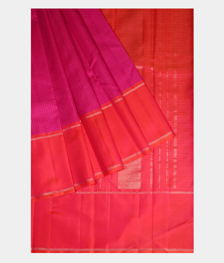 Pink Handwoven Kanjivaram Silk Saree T2323282