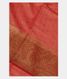 Peach Banaras Tussar Saree T2642311