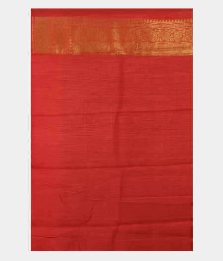 Bottle Green Banaras Tussar Saree T2556413