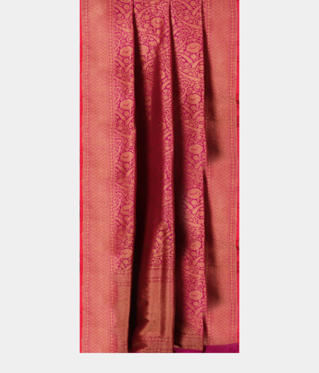Purple Banaras Silk Saree T2542052