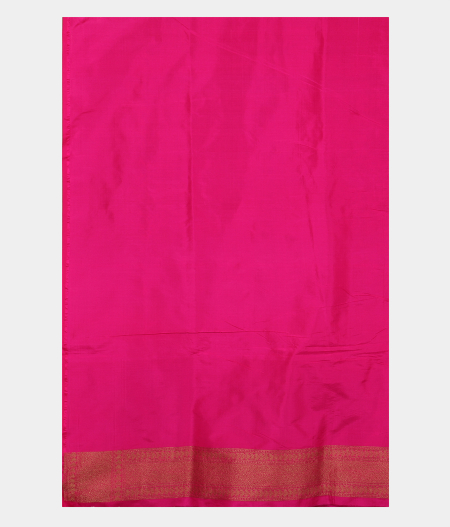 Bluish Green Banaras Silk Saree T2401623