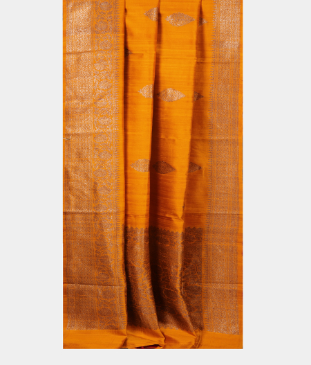 Yellow Banaras Tussar Saree T2643302