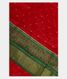 Red Ikat Silk Saree T2045801