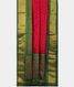 Red Ikat Silk Saree T2045802