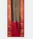 Grey Ikat Silk SareeT2343152