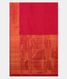 Red Handwoven Kanjivaram Silk Saree T2575354