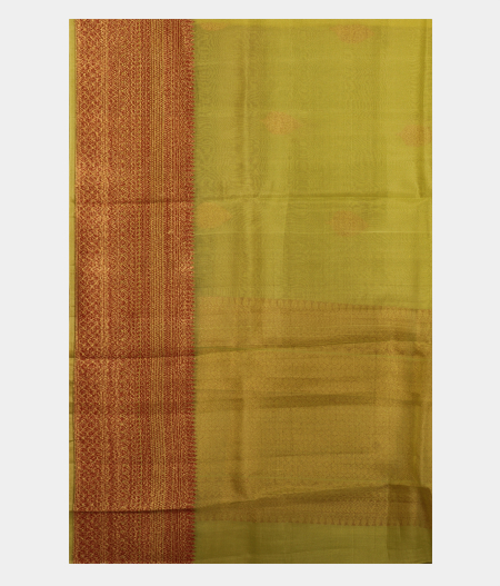 Mehndi Banaras Organza Saree T2643133