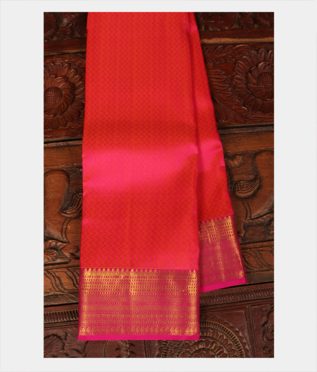 Pinkish Orange Soft Silk Saree T264583-image