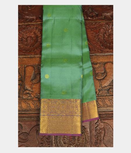 Bottle Green Soft Silk Saree T264542-image