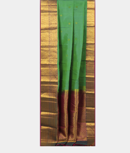 Bottle Green Soft Silk Saree T2645422