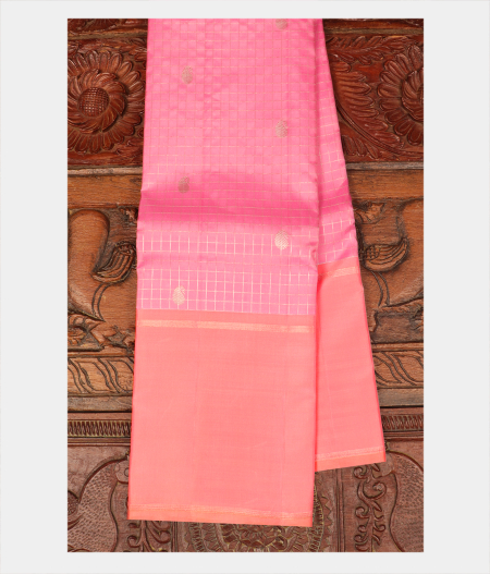 Pink Handwoven Kanjivaram Silk Saree T255783-image
