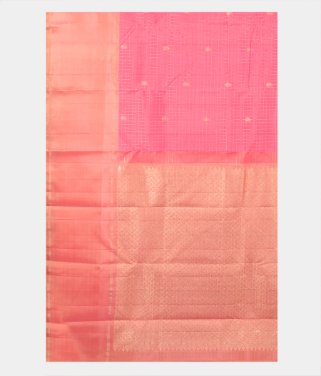 Pink Handwoven Kanjivaram Silk Saree T2557834