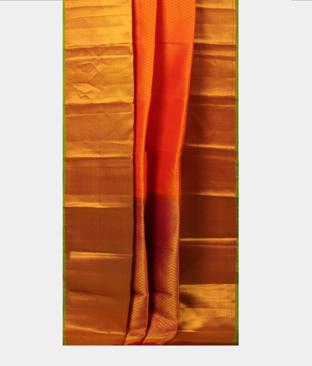 Orange Soft Silk Saree T2632412