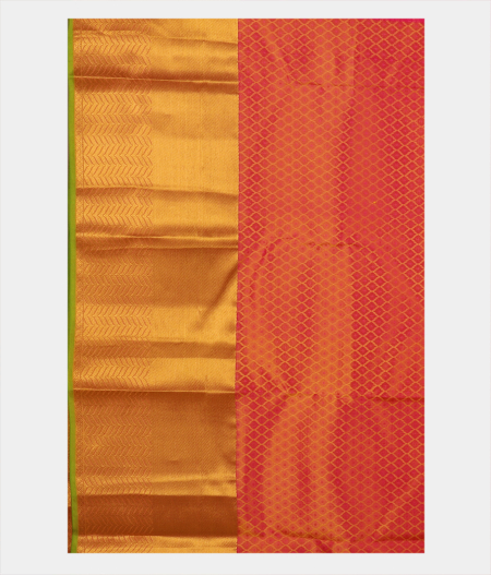 Orange Soft Silk Saree T2632413