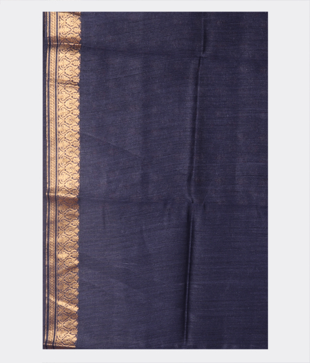 Blue Soft Tussar Printed Saree T2674943