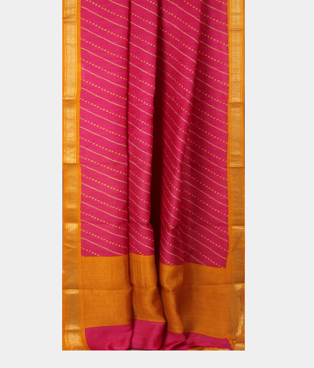 Pink Soft Tussar Printed Saree T2674842