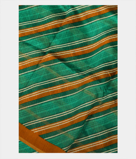 Green Soft Tussar Printed Saree T267444-image