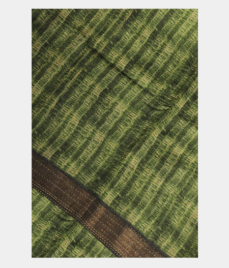 Light Green Soft Tussar Printed Saree T267847-image