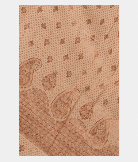 Cream Mysore Silk Saree T261437-image