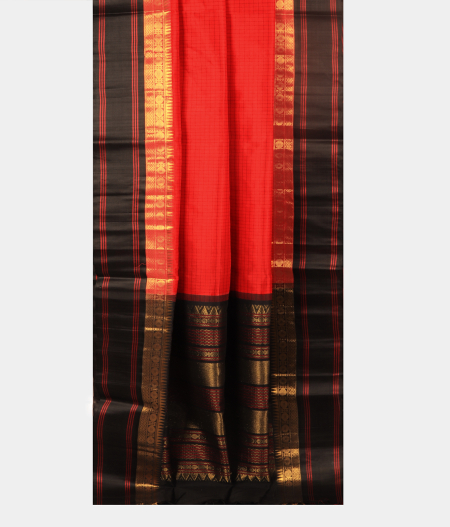 Red Silk Cotton Saree T2662752
