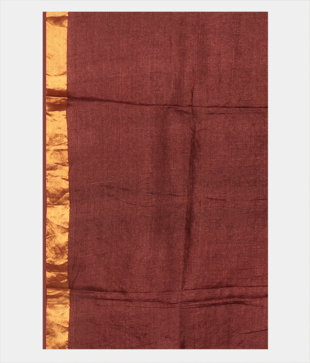 deep-brown-tussar-embroidery-saree-t269214-t269214-c