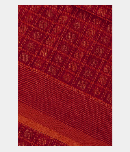 Maroon Silk Cotton Saree T266416-image