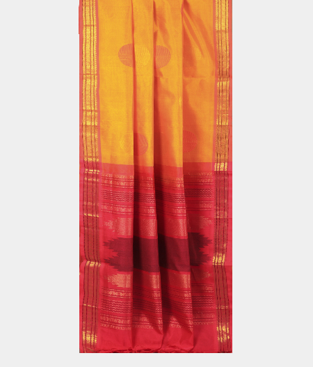 Yellow Silk Cotton Saree T2662992