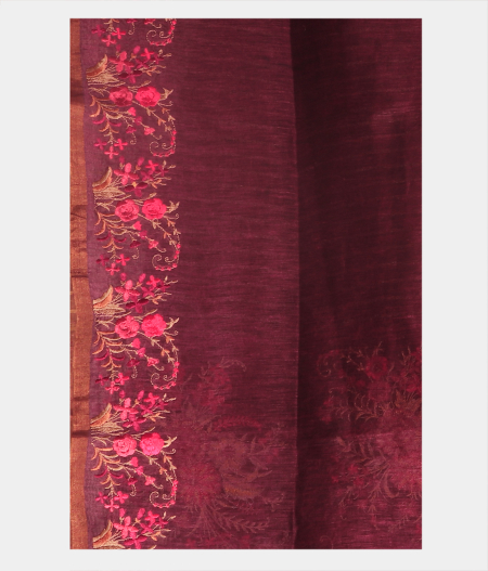burgundy-linen-printed-saree-t269348-t269348-c