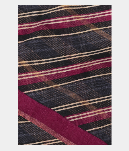 Dark Blue Soft Tussar Printed Saree T267446-image