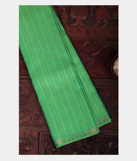 Green Handwoven Kanjivaram Silk Saree T230746-image