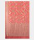 Salmon Pink Banaras Silk Saree T2724254