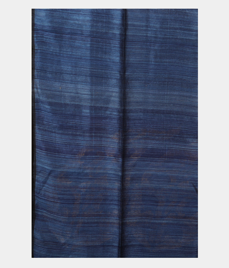 Blue Handwoven Tussar Saree T2675693