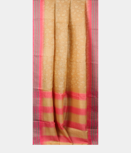Beige Vidarbha Tussar Saree T2503422