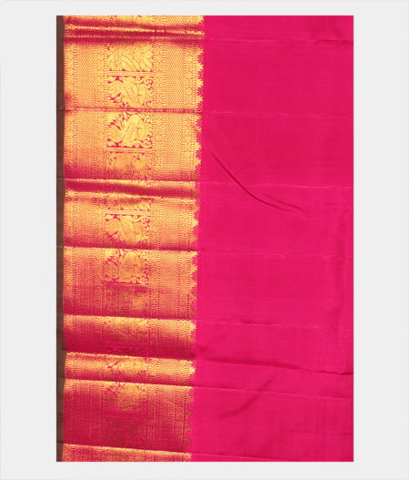 Purple Handwoven Kanjivaram Silk Saree T2659623