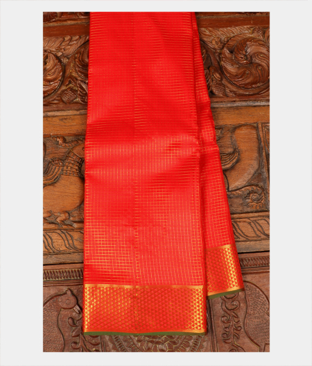 Red Handwoven Kanjivaram Silk Saree T260613-image