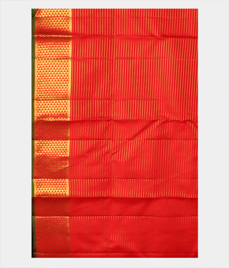 Red Handwoven Kanjivaram Silk Saree T2606133