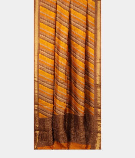 Yellow Soft Tussar Printed Saree T2674492
