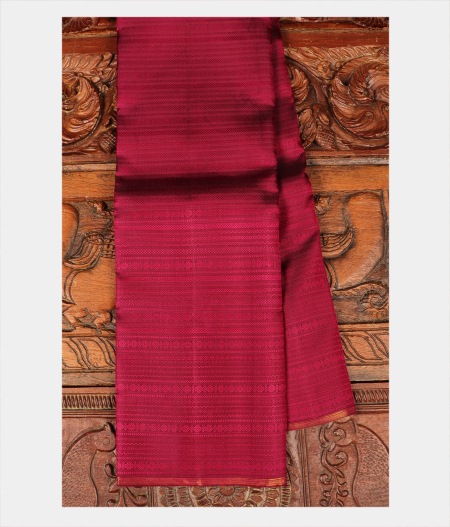 Burgundy Handwoven Kanjivaram Silk Saree T268098-image